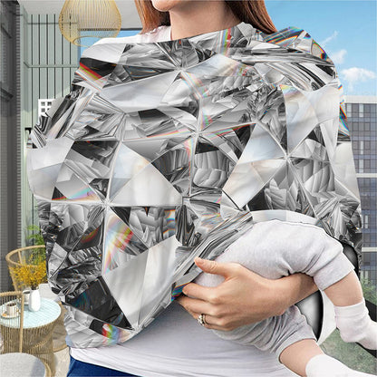 Diamond Artwork Print Baby Seat Cover