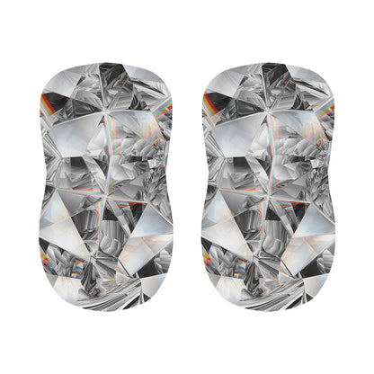 Diamond Artwork Print Bar Stool Covers