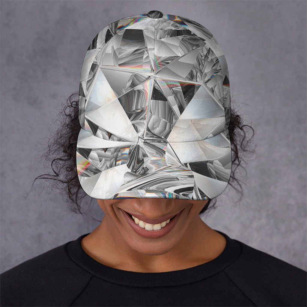 Diamond Artwork Print Baseball Cap
