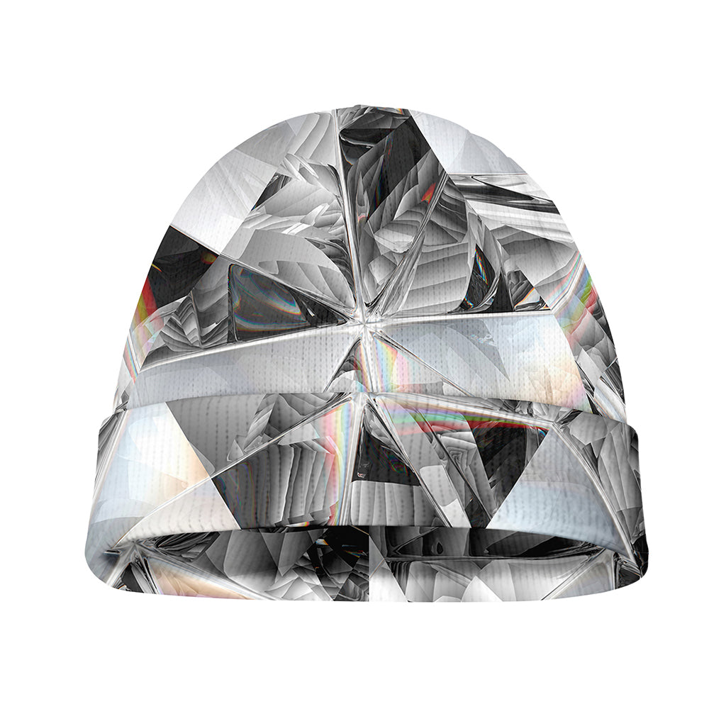 Diamond Artwork Print Beanie