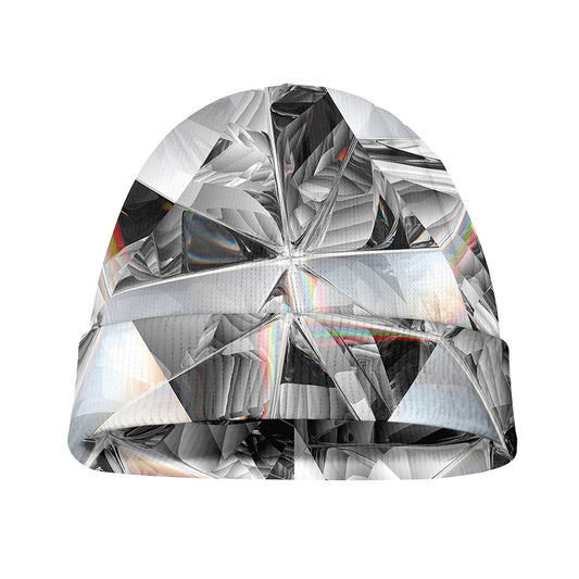 Diamond Artwork Print Beanie