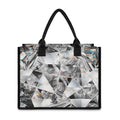Diamond Artwork Print Canvas Tote Bag