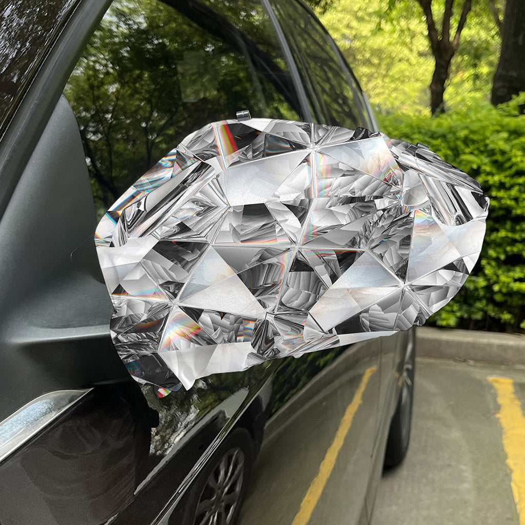 Diamond Artwork Print Car Side Mirror Covers