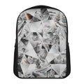 Diamond Artwork Print Casual Backpack