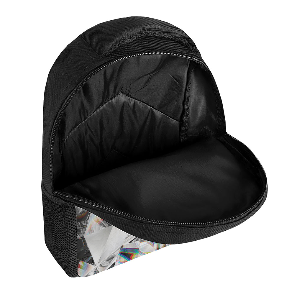 Diamond Artwork Print Casual Backpack