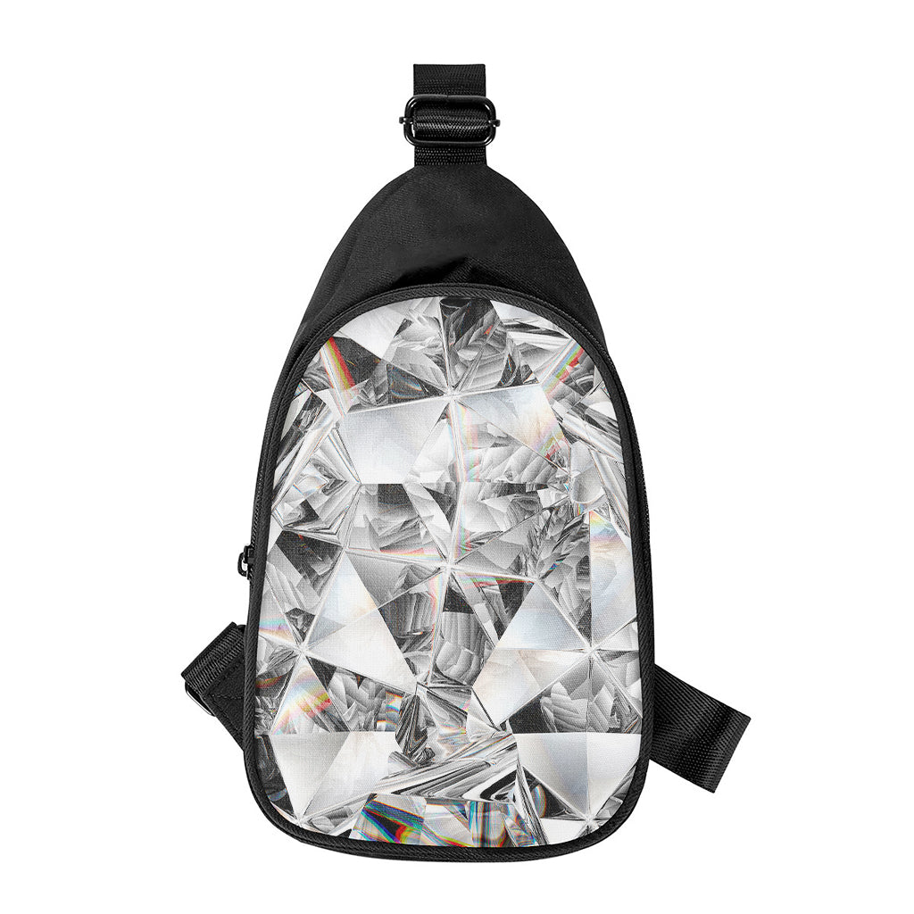 Diamond Artwork Print Chest Bag