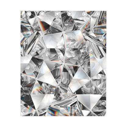 Diamond Artwork Print Curtain