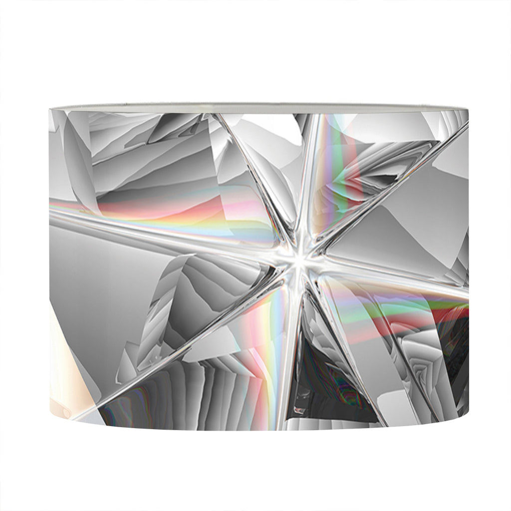 Diamond Artwork Print Drum Lamp Shade