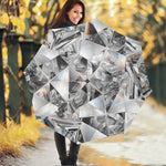 Diamond Artwork Print Foldable Umbrella
