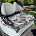 Diamond Artwork Print Golf Cart Seat Cover