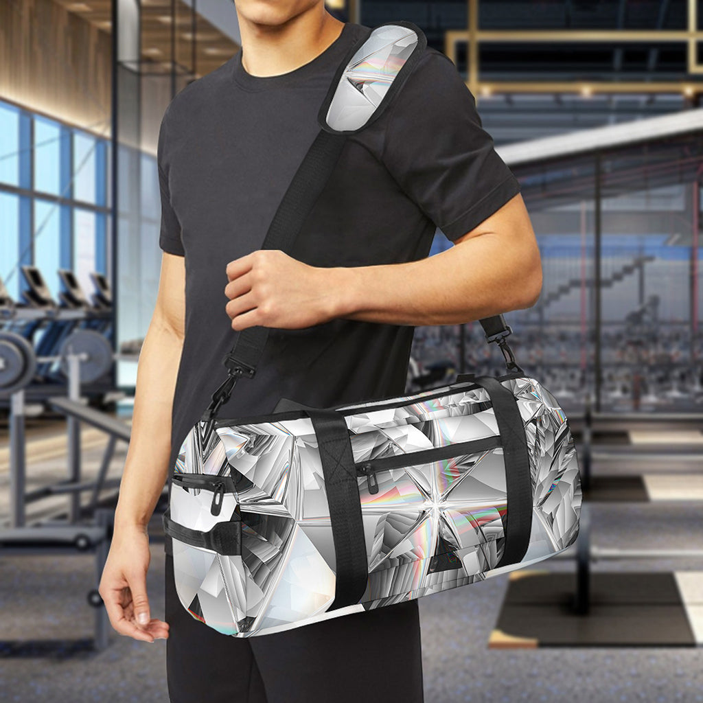 Diamond Artwork Print Gym Bag