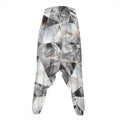 Diamond Artwork Print Hammer Pants