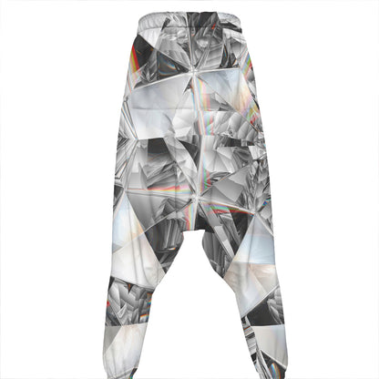 Diamond Artwork Print Hammer Pants