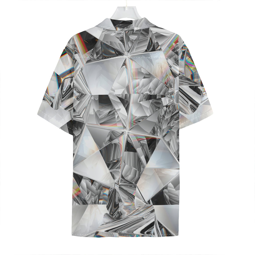 Diamond Artwork Print Hawaiian Shirt