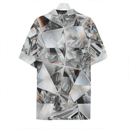 Diamond Artwork Print Hawaiian Shirt