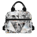 Diamond Artwork Print Insulated Lunch Bag