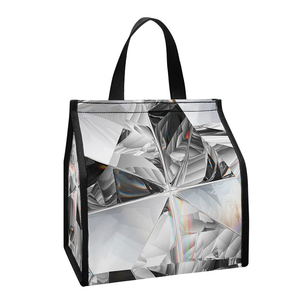 Diamond Artwork Print Insulated Lunch Tote