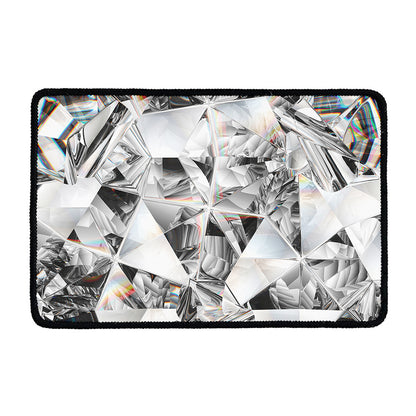 Diamond Artwork Print Kitchen Mat
