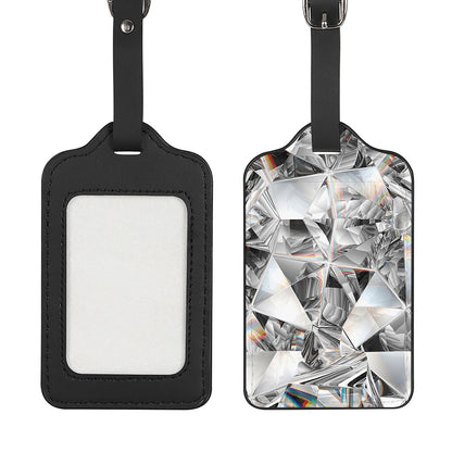Diamond Artwork Print Luggage Tag