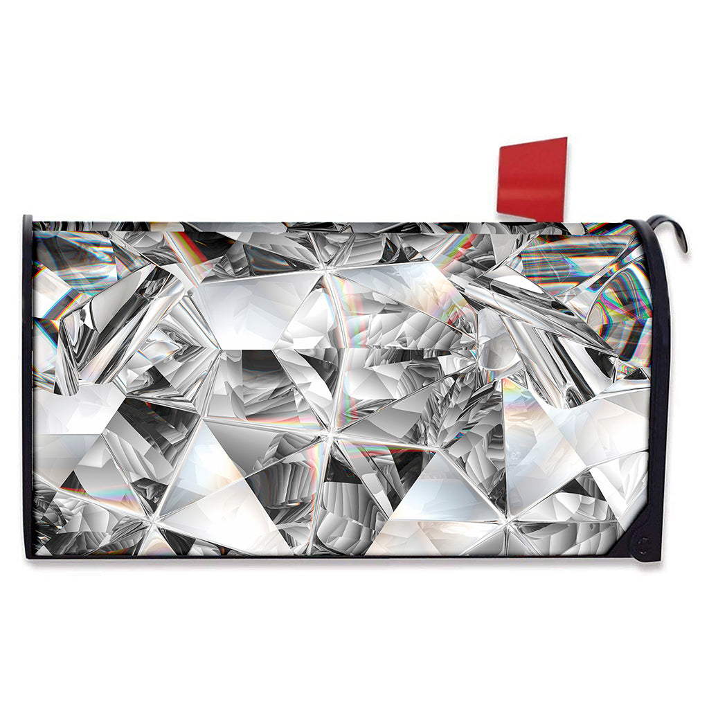 Diamond Artwork Print Mailbox Cover
