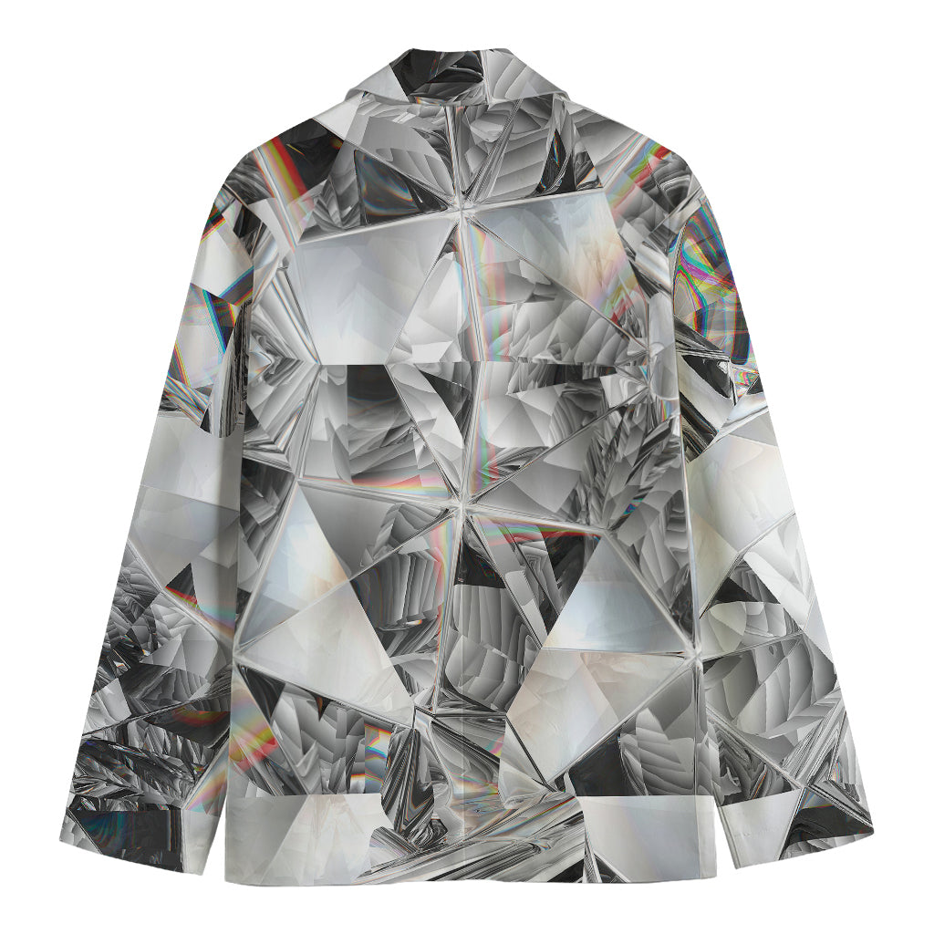 Diamond Artwork Print Men's Blazer