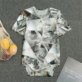 Diamond Artwork Print Men's Bodysuit