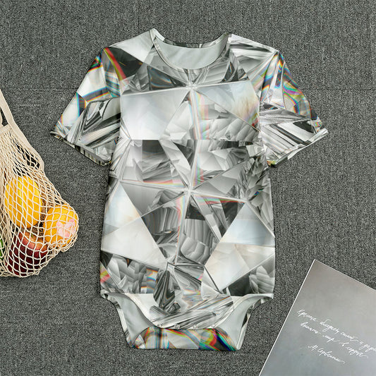 Diamond Artwork Print Men's Bodysuit