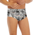 Diamond Artwork Print Men's Briefs
