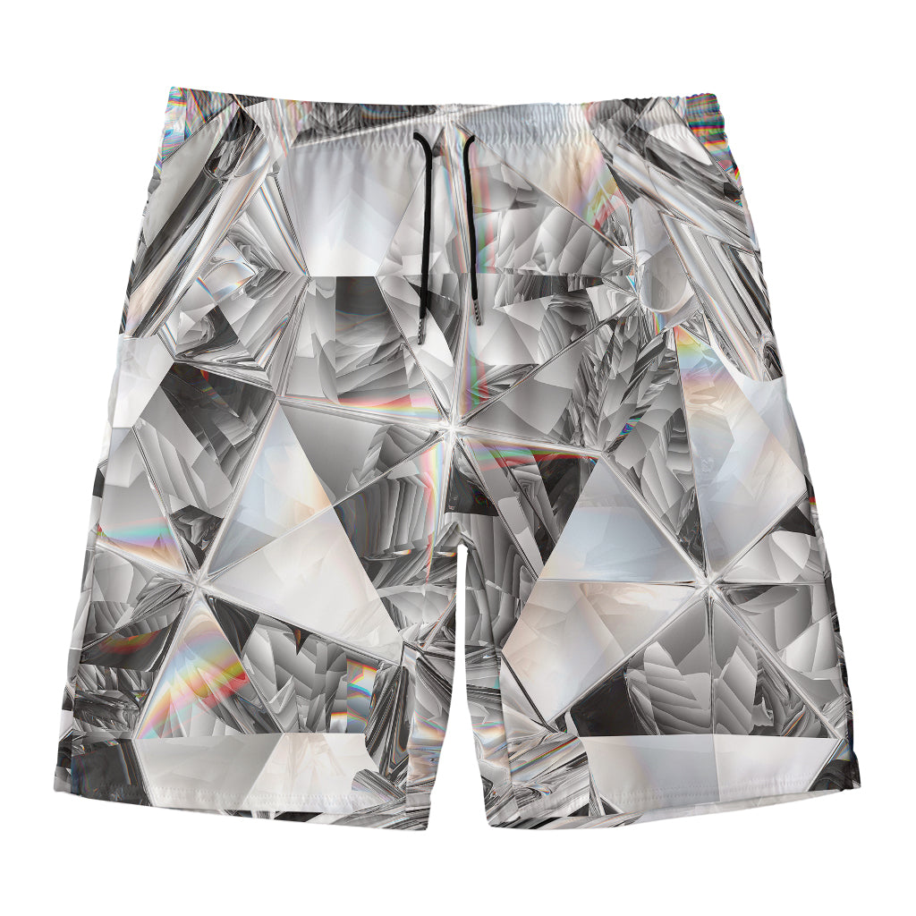 Diamond Artwork Print Men's Swim Trunks