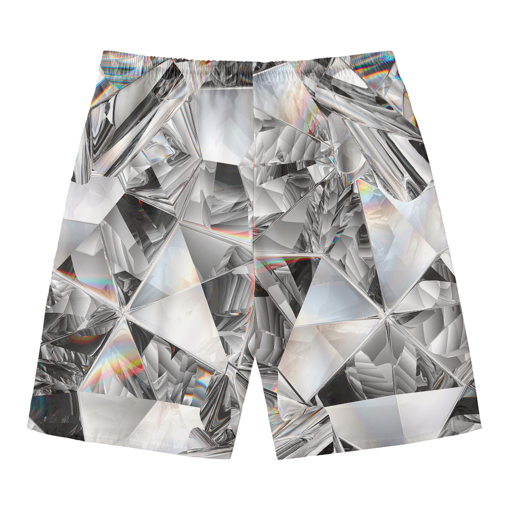Diamond Artwork Print Men's Swim Trunks