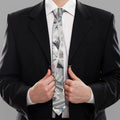 Diamond Artwork Print Necktie