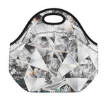 Diamond Artwork Print Neoprene Lunch Bag