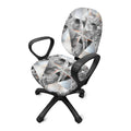 Diamond Artwork Print Office Chair Cover