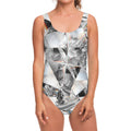 Diamond Artwork Print One Piece Swimsuit