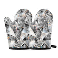 Diamond Artwork Print Oven Mitts