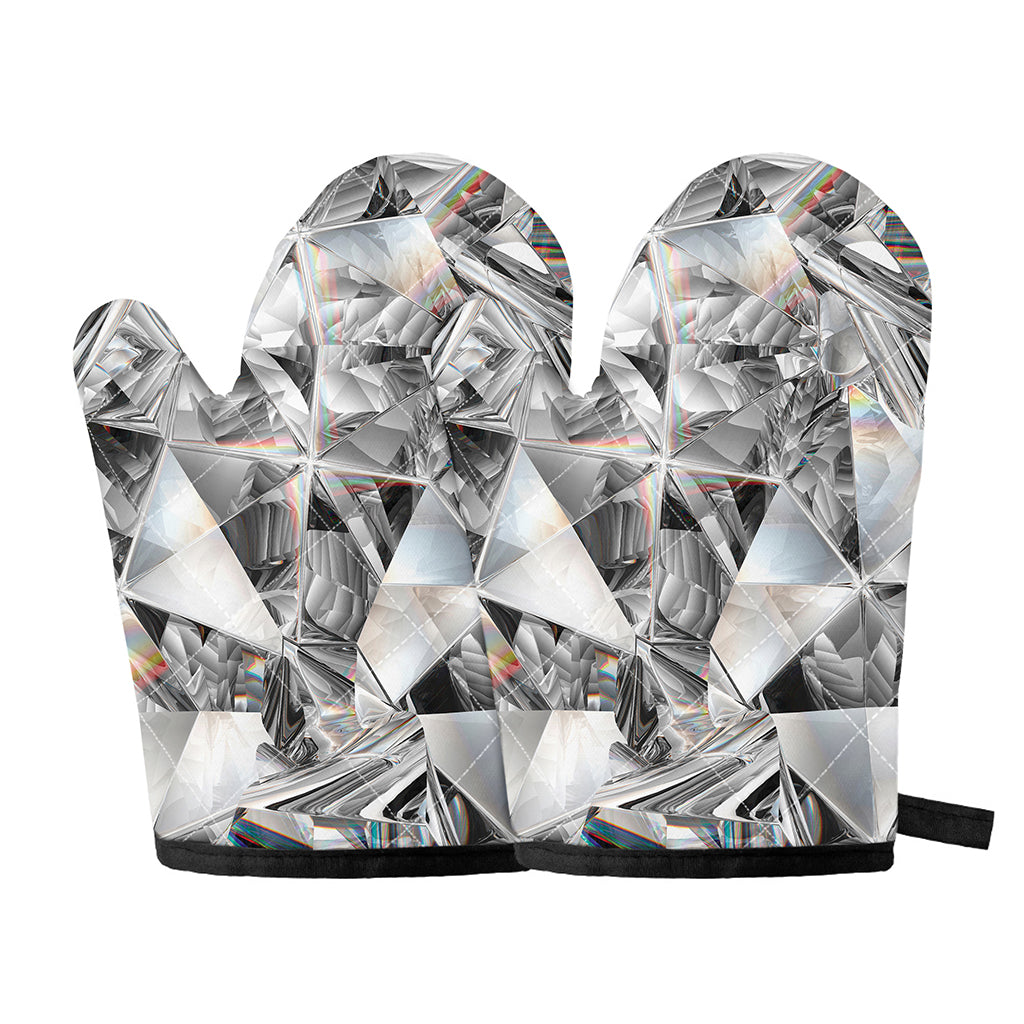 Diamond Artwork Print Oven Mitts