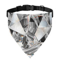 Diamond Artwork Print Over The Collar Dog Bandana