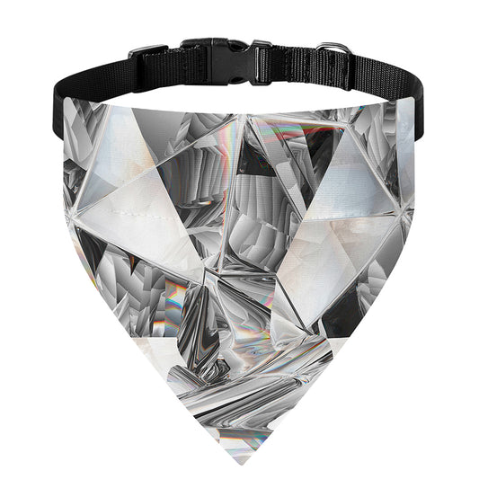 Diamond Artwork Print Over The Collar Dog Bandana