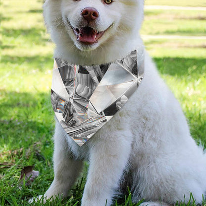 Diamond Artwork Print Over The Collar Dog Bandana