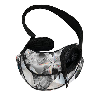 Diamond Artwork Print Pet Sling Carrier