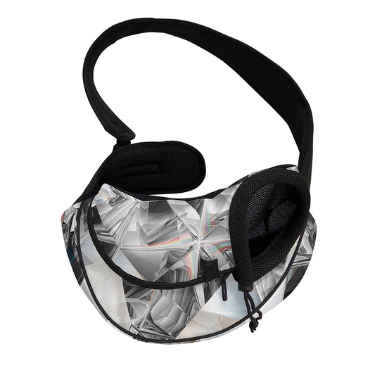 Diamond Artwork Print Pet Sling Carrier