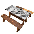 Diamond Artwork Print Picnic Table Cover