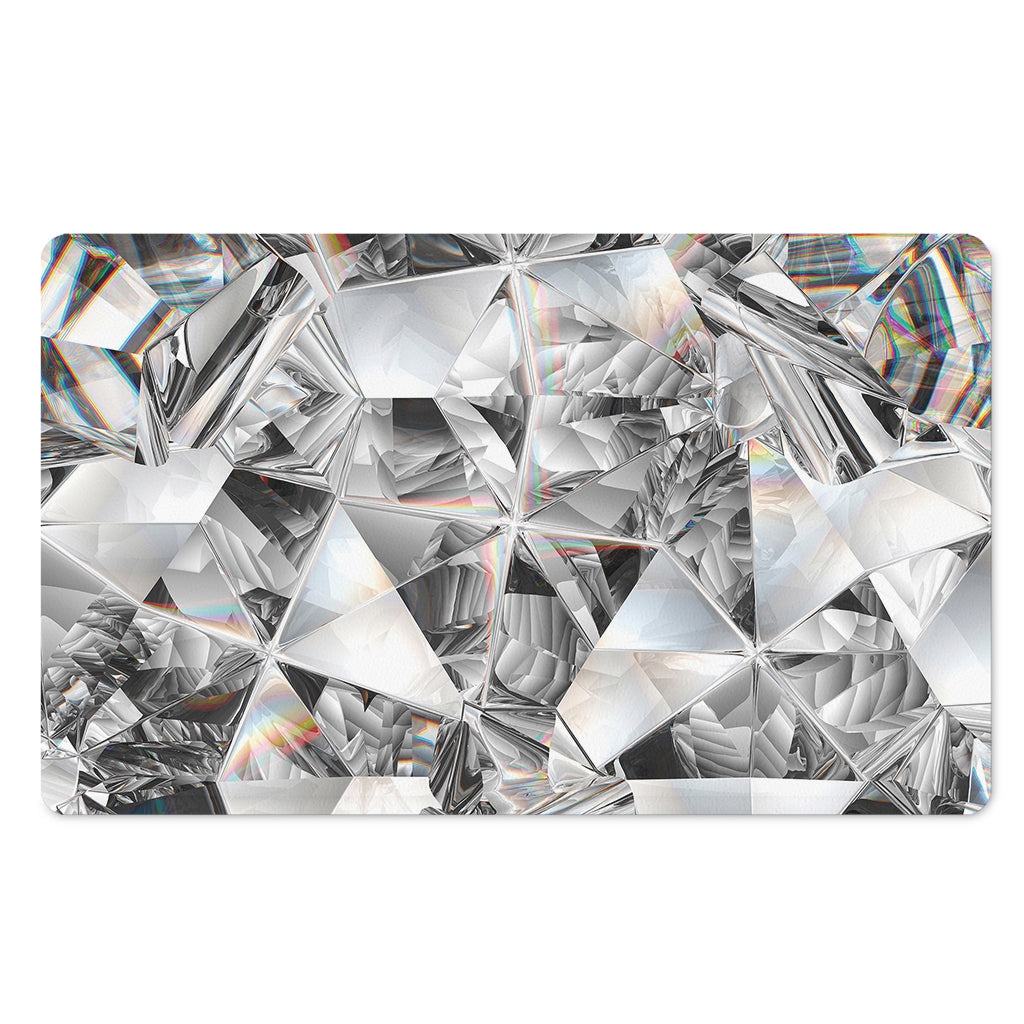 Diamond Artwork Print Polyester Doormat