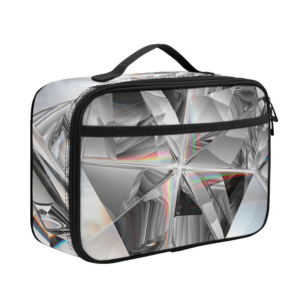 Diamond Artwork Print Portable Lunch Bag