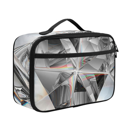 Diamond Artwork Print Portable Lunch Bag