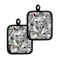 Diamond Artwork Print Pot Holders