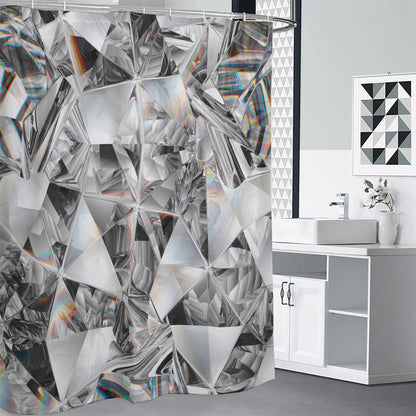 Diamond Artwork Print Premium Shower Curtain