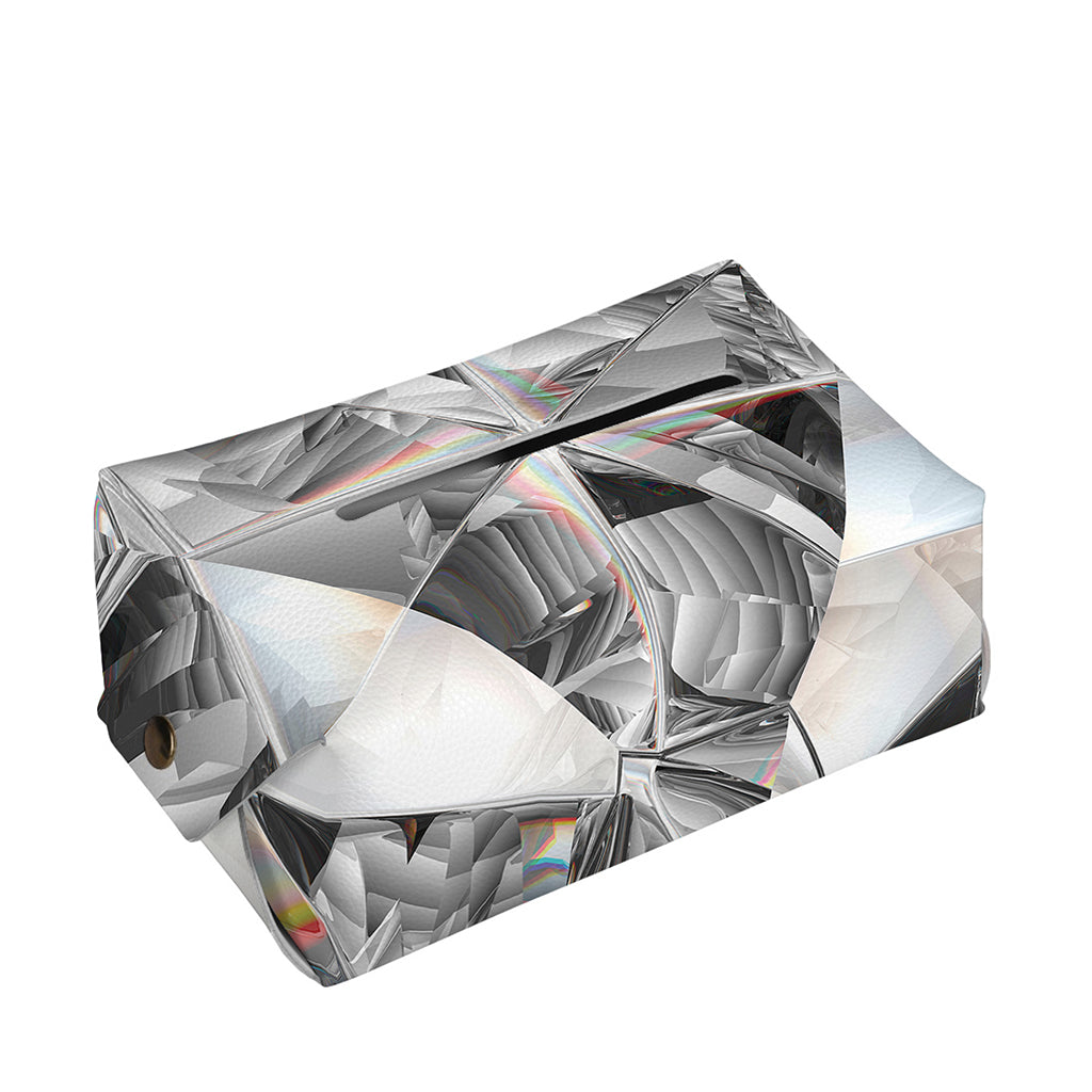 Diamond Artwork Print Rectangle Tissue Box Cover