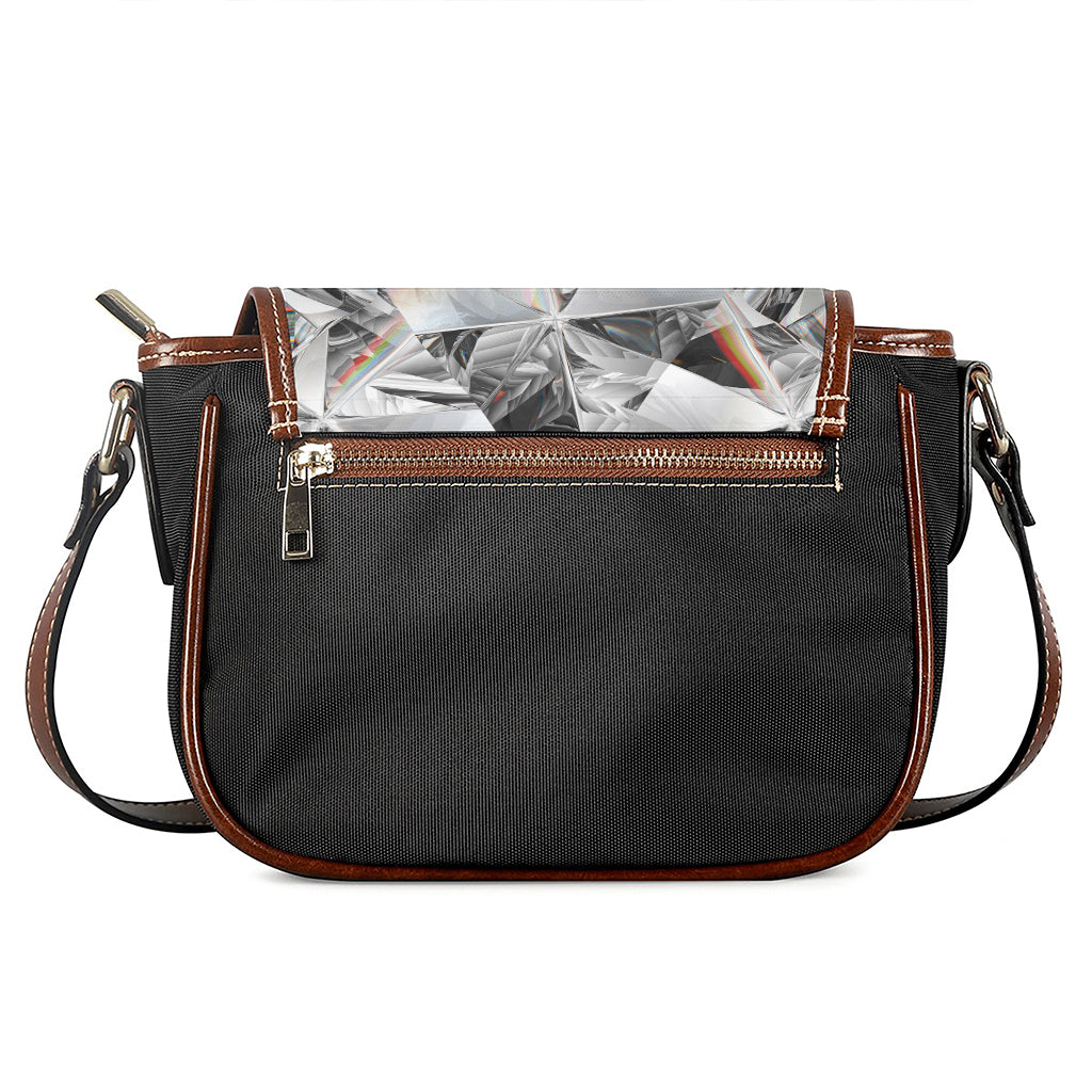 Diamond Artwork Print Saddle Bag