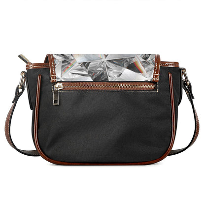 Diamond Artwork Print Saddle Bag
